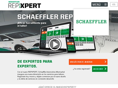 Schaeffler lanza Repxert, un portal de capacitación y materiales técnicos